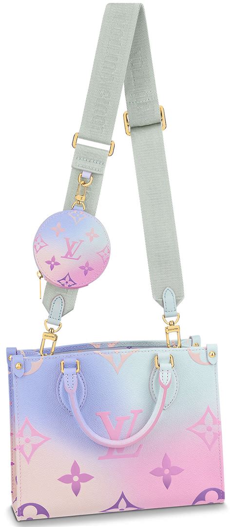 pastel louis vuitton bag.